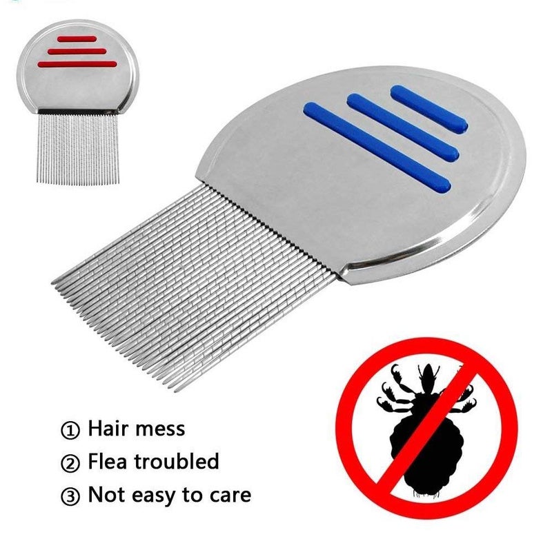 Bnikion 2 Pack Professional Stainless Steel Comb - Image 4